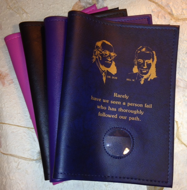 Big Book Cover with Bill & Bob and Medallion holder